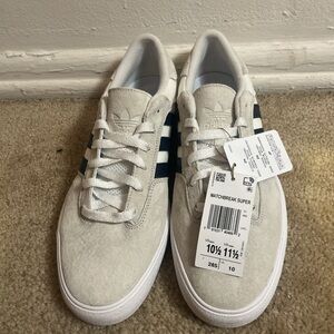 adidas Matchbreak Super Sneakers in White and Navy